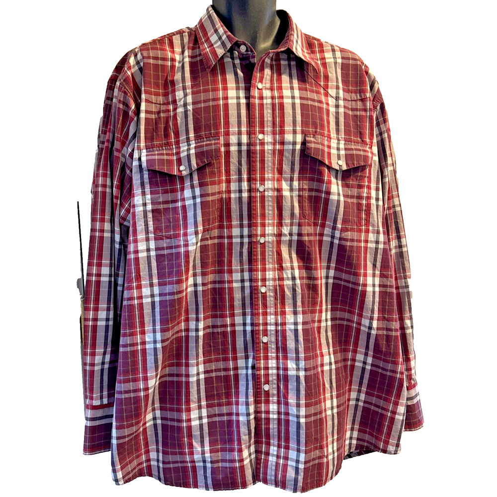 Wrangler‎ Long Sleeve Pearl Snap Shirt
